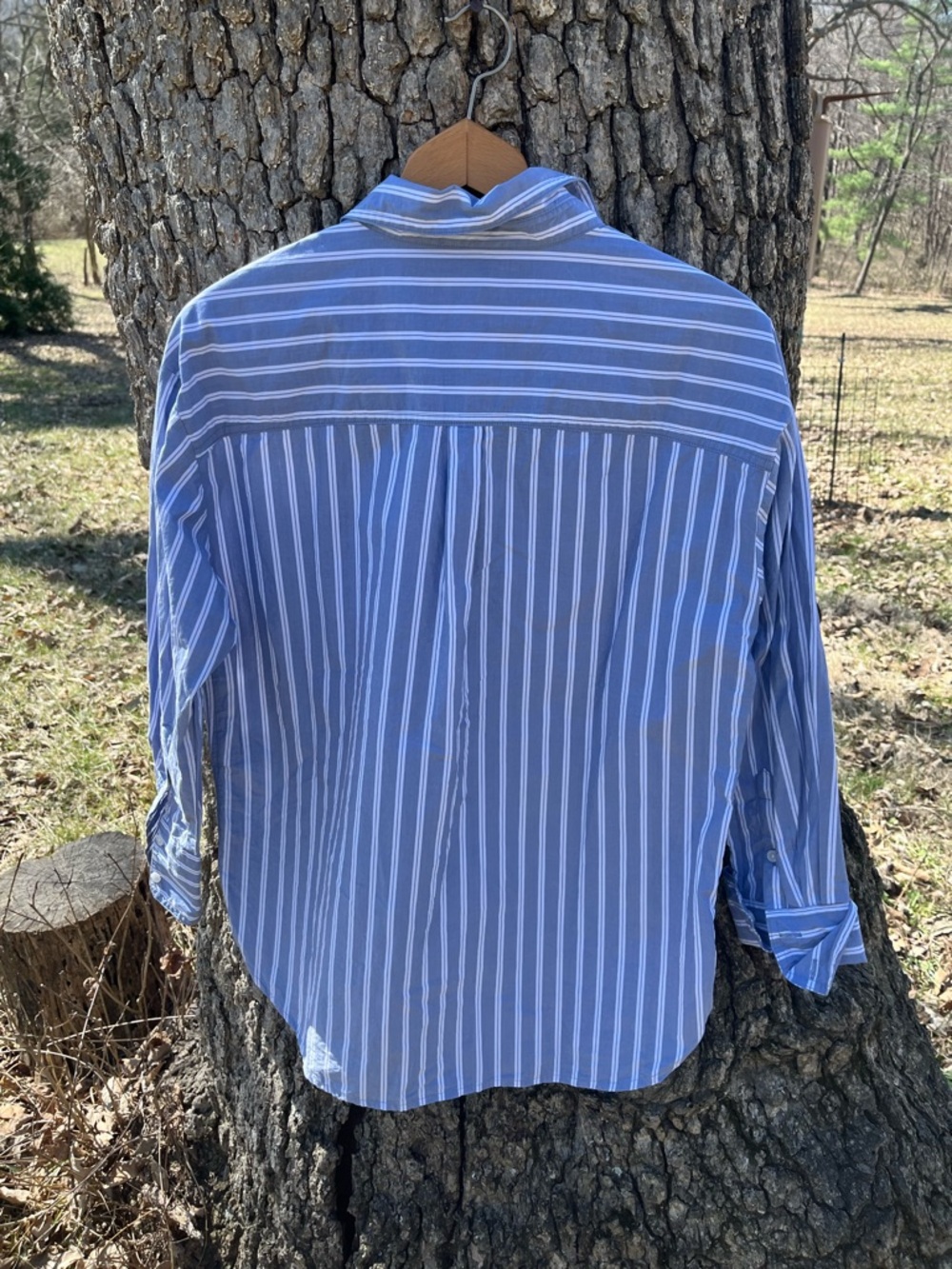 Banana Republic Striped Blouse in size S - Picture 4 of 4